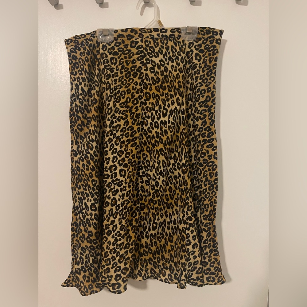 Leopard Print Women's Skirt
